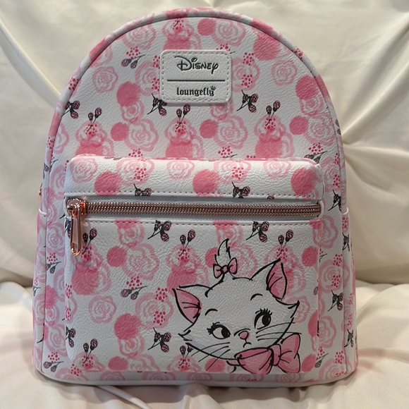 Loungefly Handbags - Loungefly X Disney The Aristocats Marie Rose Mini Backpack NWT 🌸🐱🌸 Cat bag